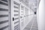 Ein moderner Serverraum der RUB, 2024. 
