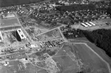 Luftbild der Baustelle  des RUB-Campus von 1964. 