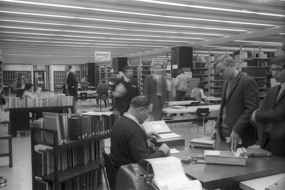 Ruhr University Library, 11 Nov 1968