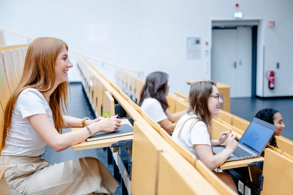 Students in the lecture hall